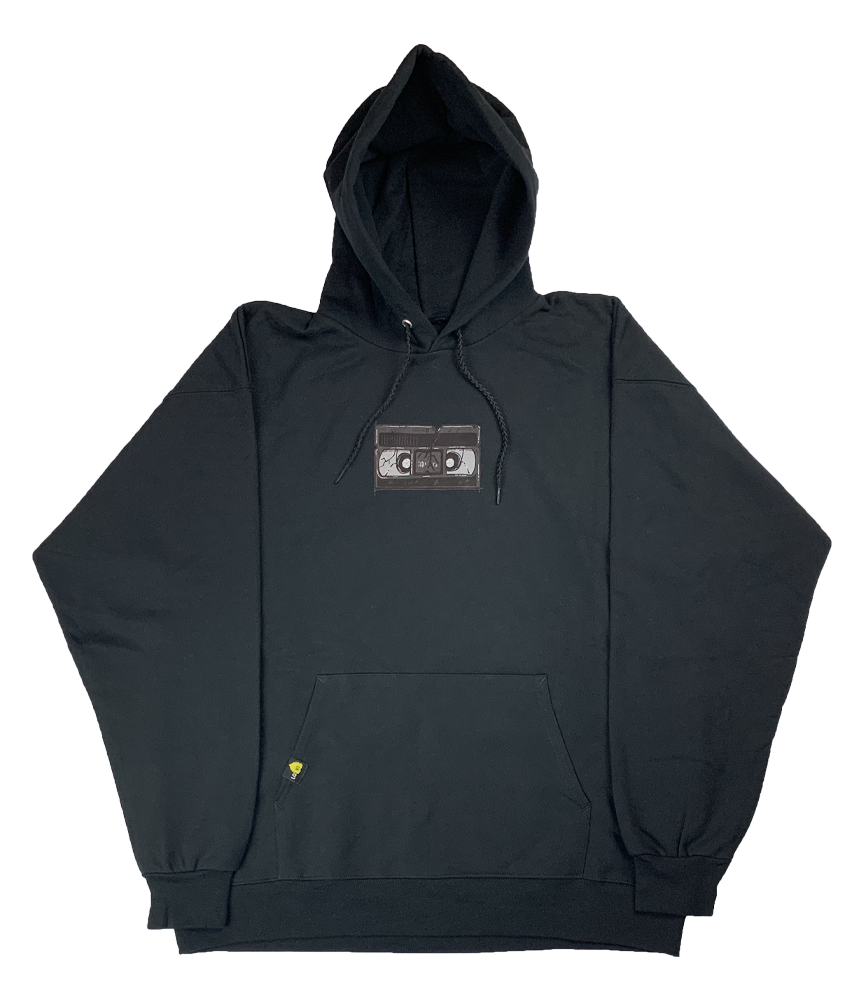 Erase (blue) - Hoodie - Black - LO-Ki Concepts