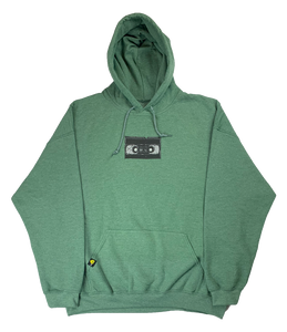 Erase (black) - Hoodie - Heather Green - LO-Ki Concepts