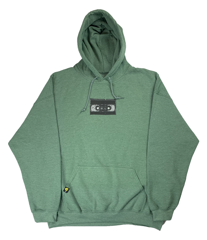 Erase (black) - Hoodie - Heather Green - LO-Ki Concepts