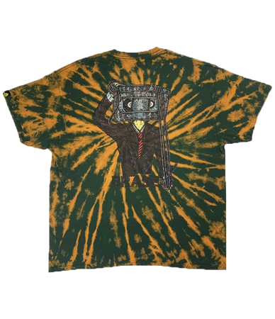 LIMITED - Erase (black) - Forrest Green Bleach Hand Dyed Shirt - LO-Ki Concepts