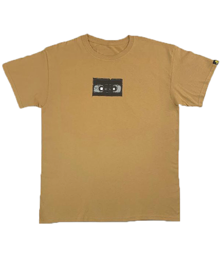 Erase (black) - Short Sleeve Shirt - Old Gold - LO-Ki Concepts