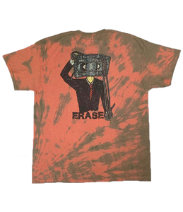 LIMITED - Erase (black) - Sunset Bleach Hand Dyed Shirt - LO-Ki Concepts