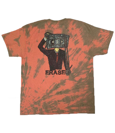 LIMITED - Erase (black) - Sunset Bleach Hand Dyed Shirt - LO-Ki Concepts