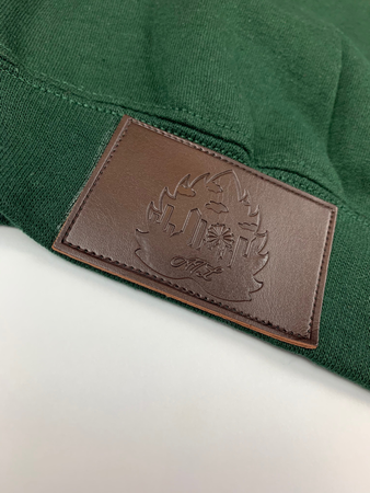 Jagged Logo - Hoodie - Forrest Green - LO-Ki Concepts