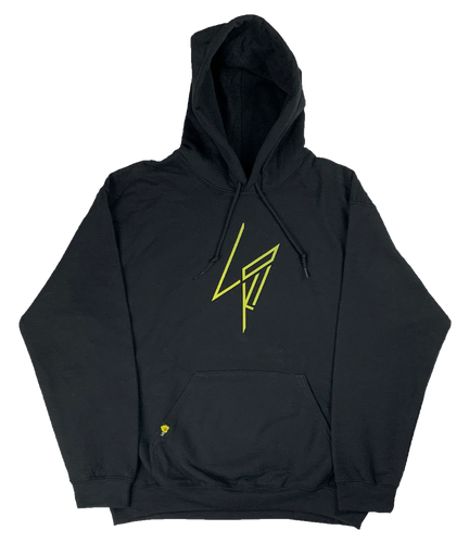 Jagged Logo - Hoodie - Black - LO-Ki Concepts