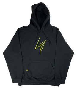 Jagged Logo - Hoodie - Black - LO-Ki Concepts