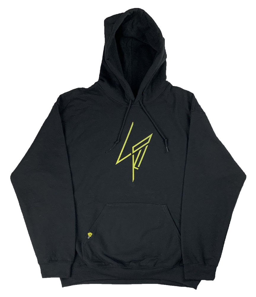 Jagged Logo - Hoodie - Black - LO-Ki Concepts