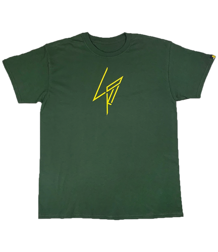 Jagged Logo - Short Sleeve Shirt - Forrest Green - LO-Ki Concepts