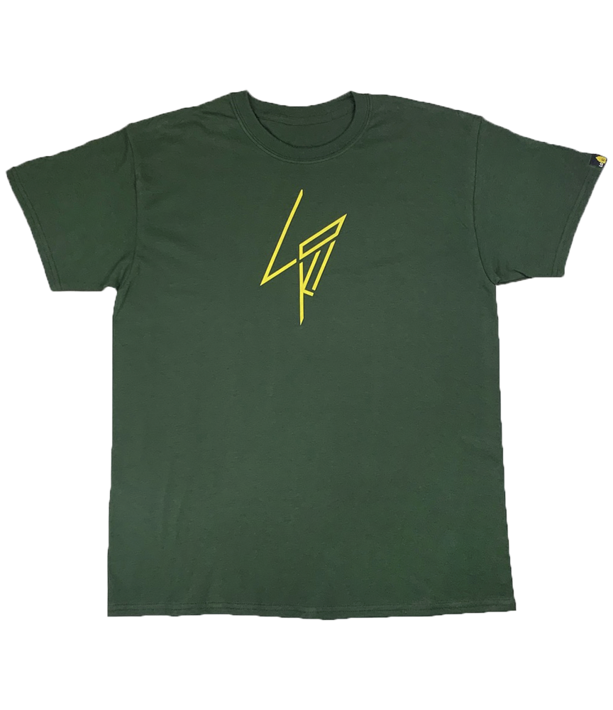 Jagged Logo - Short Sleeve Shirt - Forrest Green - LO-Ki Concepts