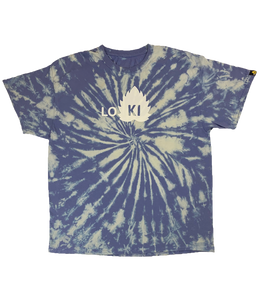 LIMITED - OG Logo - Violet Spiral Hand Dyed Shirt - LO-Ki Concepts