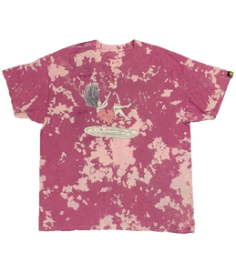 LIMITED - Out of Reach - Burgundy Bleach Hand Dyed Shirt - LO-Ki Concepts