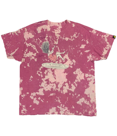 LIMITED - Out of Reach - Burgundy Bleach Hand Dyed Shirt - LO-Ki Concepts