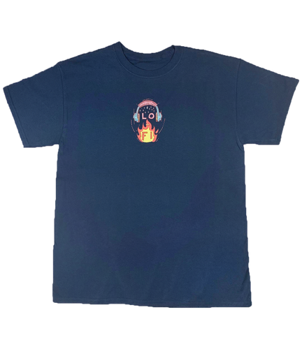 Rainy Daze - Short Sleeve Shirt - Navy - LO-Ki Concepts