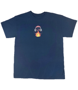Rainy Daze - Short Sleeve Shirt - Navy - LO-Ki Concepts