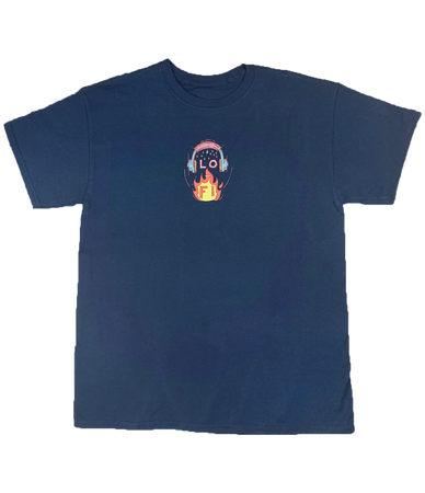 Rainy Daze - Short Sleeve Shirt - Navy - LO-Ki Concepts