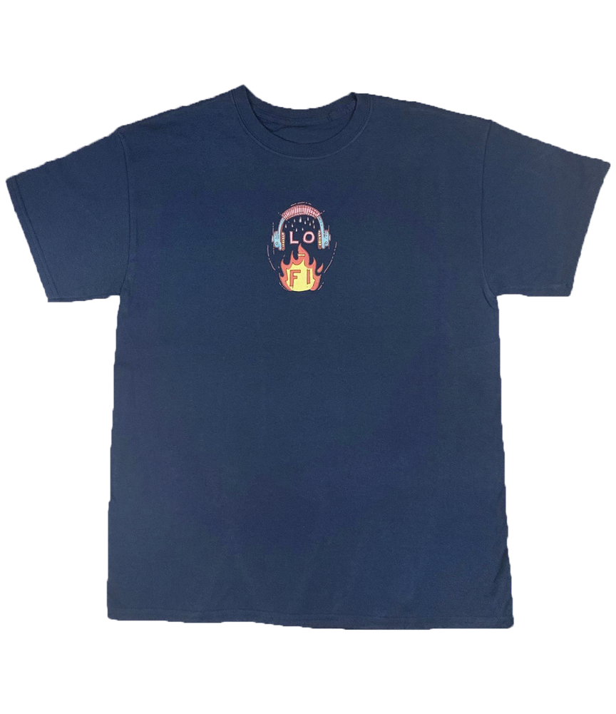 Rainy Daze - Short Sleeve Shirt - Navy - LO-Ki Concepts