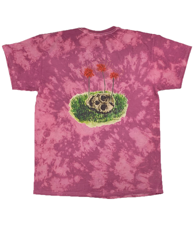 LIMITED - Release - Short Sleeve Hand Dyed Shirt - Wine Bleach - LO-Ki Concepts
