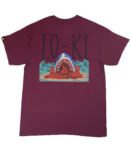 Sea Ki - Short Sleeve Shirt - Maroon - LO-Ki Concepts
