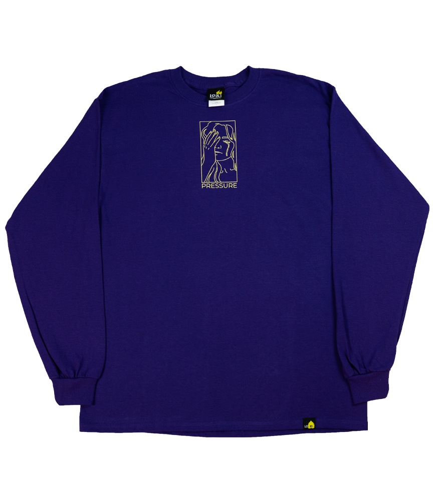 Under Pressure - Deep Purple - Long Sleeve Shirt